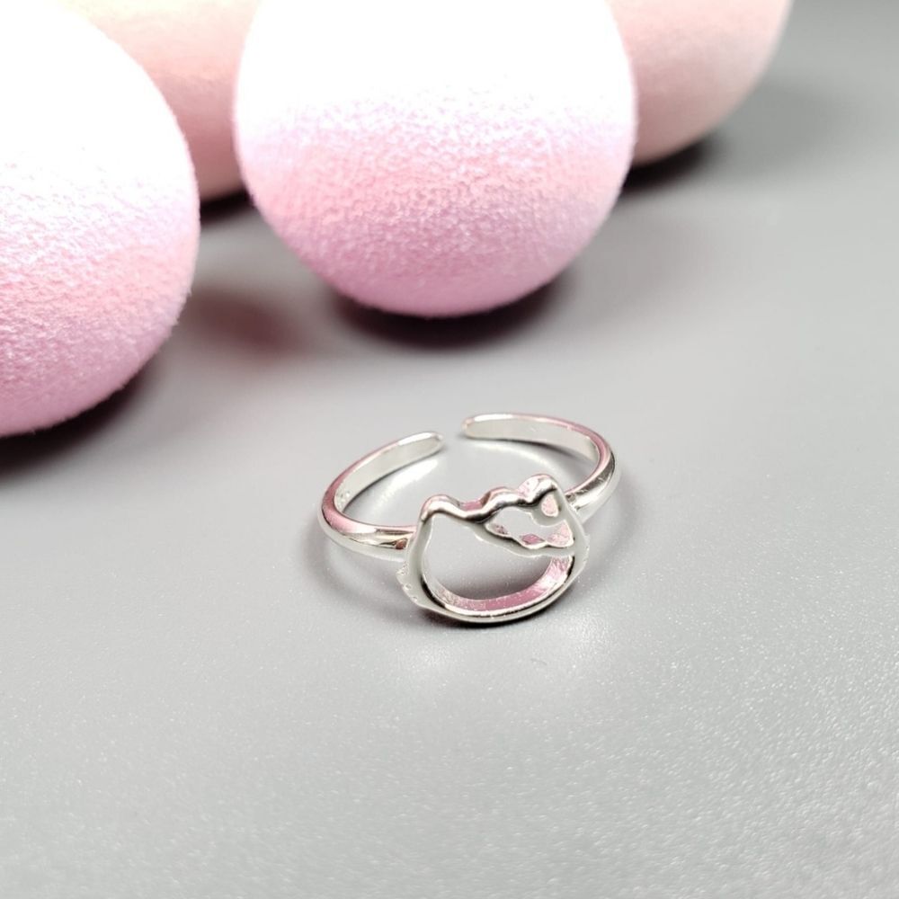 Brand New S925 Silver Hello Kitty Ring #1